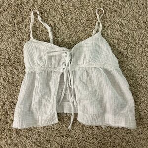 SHEIN Front Tie Tank Top